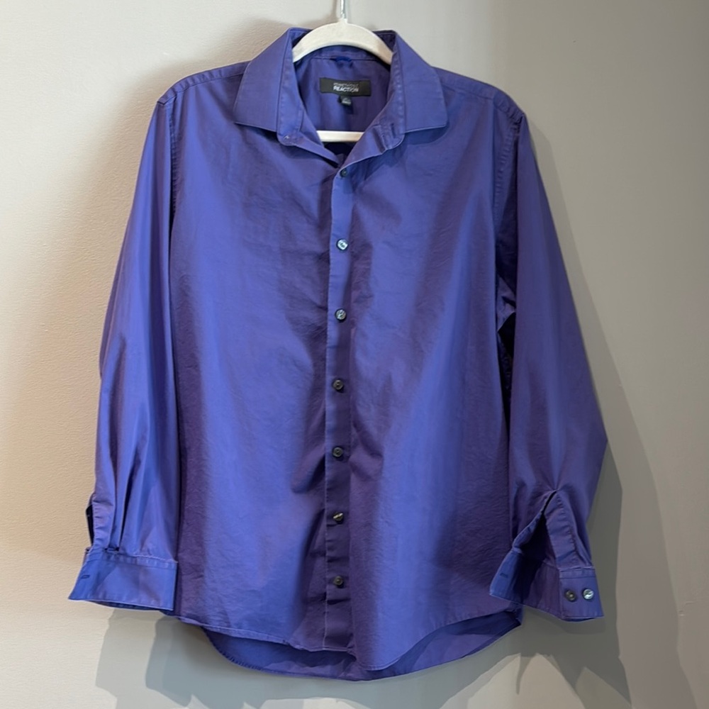 Reaction by Kenneth Cole Men's Purple Dress Shirt